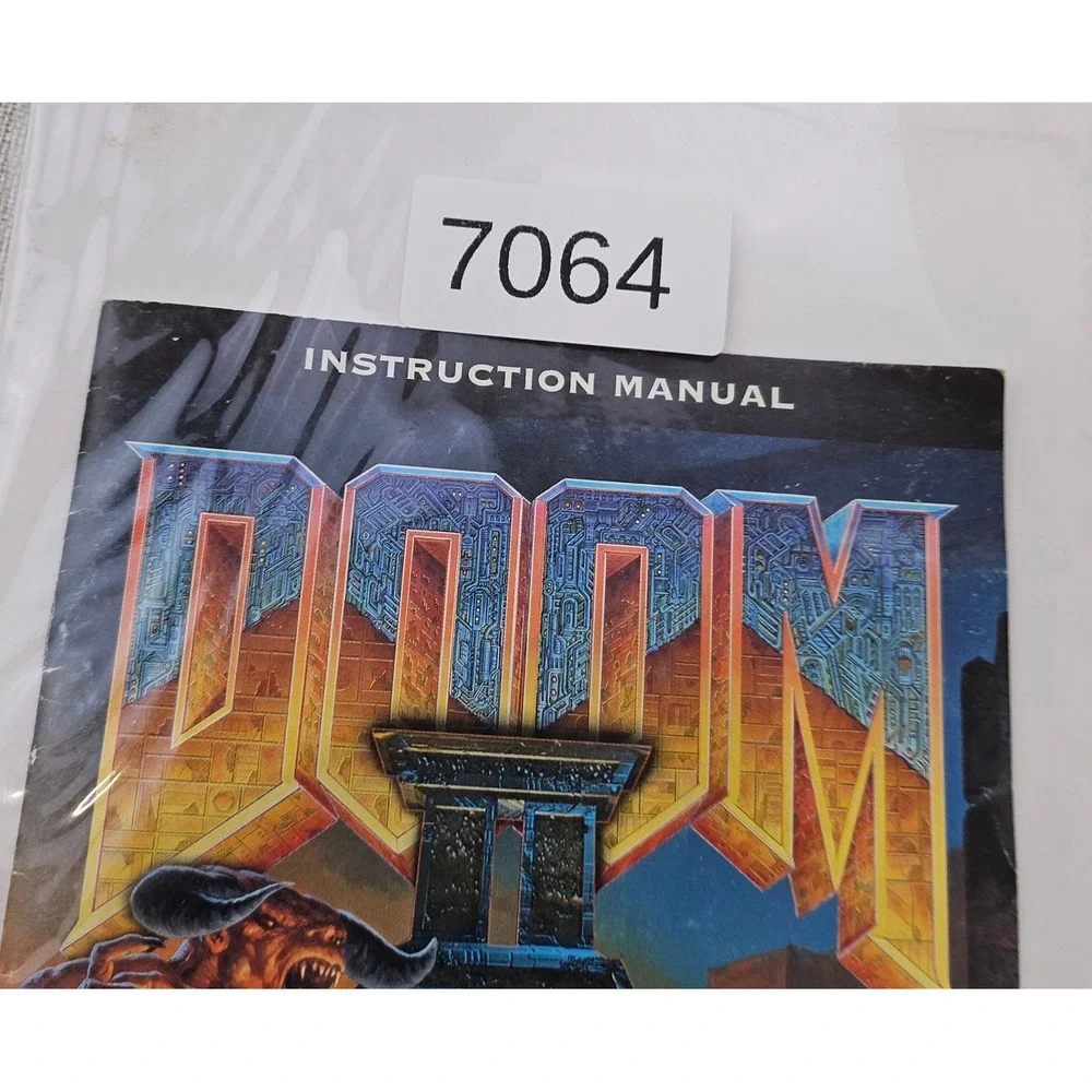 id Software DOOM II Instruction Manual PC 1994 Vintage Hell on Earth Booklet